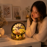 Lampa cu Cristale Naturale Rotunda – Armonie, Energie Pozitiva si Decor Elegant