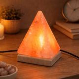 Lampa de Sare din Himalaya Piramidala - Protectie Energetica si Armonie Interioara