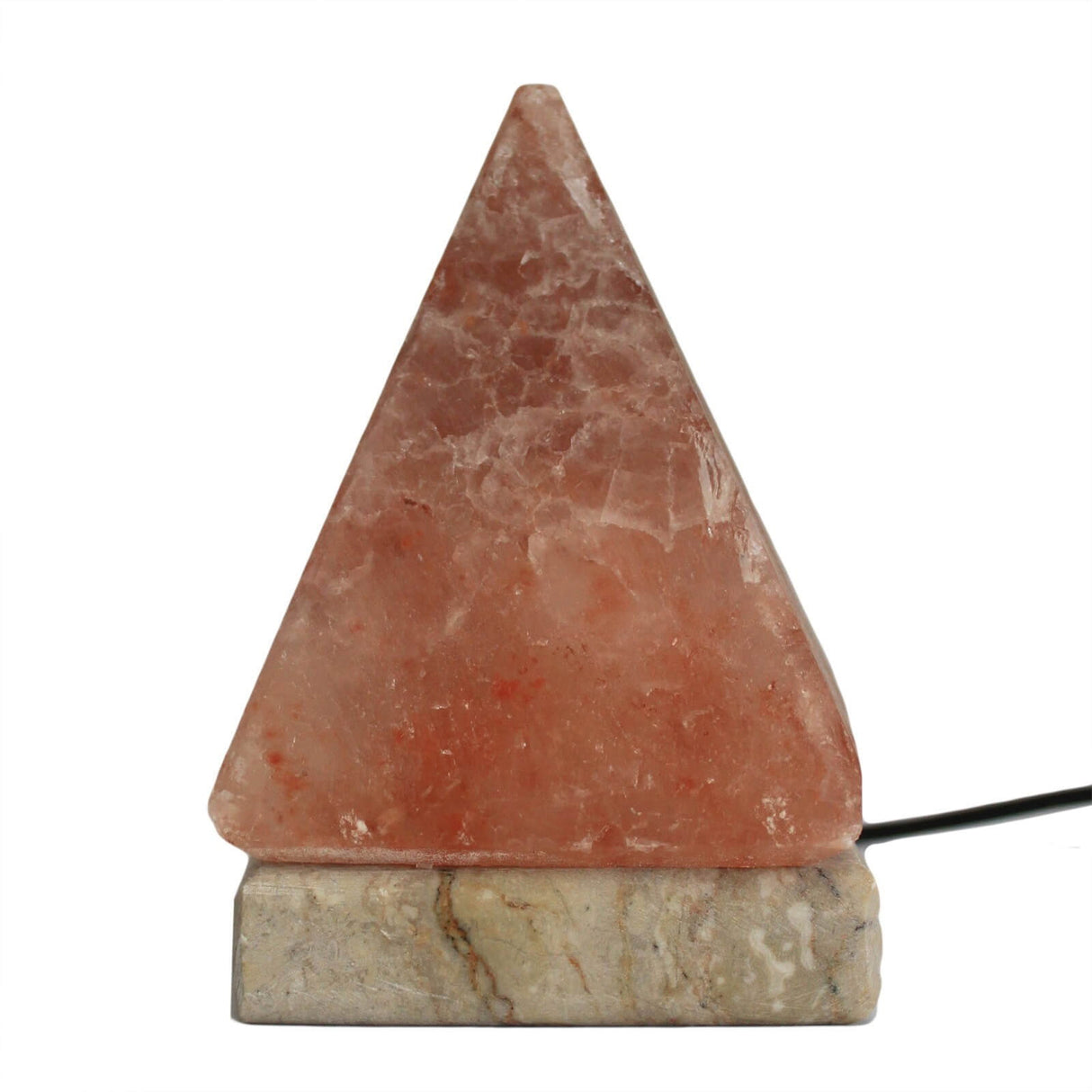 Lampa de Sare din Himalaya Piramidala - Protectie Energetica si Armonie Interioara