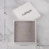 Lant Argint 925 Placat cu Aur 18K - Elegant, Ajustabil si Ideal pentru Pandantive