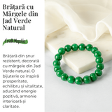 Echilibru si Vitalitate - Bratara cu Jad Verde Nefrit 10 mm