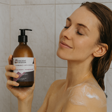 Gel de dus si sapun lichid 300ml - Zmeura si Rodie Curatare blanda, parfum fructat