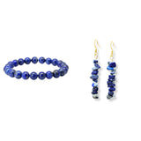 Set Lapis Lazuli — brățară și cercei