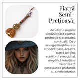 Maturica Energetica cu Ametist si Set Chakre – Purificare, Protectie si Armonie Sacra