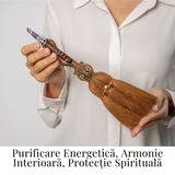 Maturica Energetica cu Ametist si Set Chakre – Purificare, Protectie si Armonie Sacra