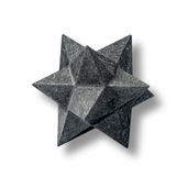 Merkaba din Shungit Natural 5.5 cm – Stea Sacra de Protectie, Purificare si Armonie Energetica