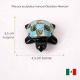 Broscuta Feng Shui din Obsidian Negru Mexican – simbol al prosperitatii si protectiei