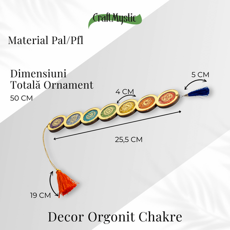 Orgonit cu pietre pentru chakre – CraftMystic