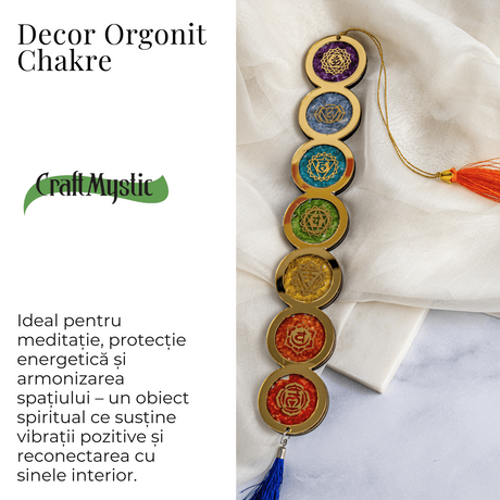Orgonit cu pietre pentru chakre – CraftMystic