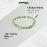 Noroc si Abundenta - Bratara din Aventurin Verde Natural