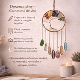 Dreamcatcher cu cele 7 chakre – un simbol al armoniei si al echilibrului interior