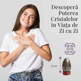 Ou Pirita 50mm cu Suport – Atrage Prosperitatea si Protectia Energetica