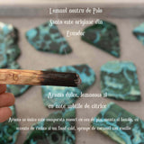 Pachet 10 Bucati Lemn \\"Sfant\\" Palo Santo + Saculet satin pastrare Original din Ecuador - Pentru Curatarea Cristalelor