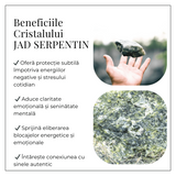 Paznica echilibrului – Testoasa din Jad Serpentin pentru Vitalitate si Liniste Interioara 8 cm lungime