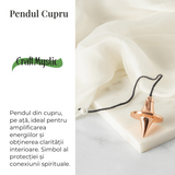 Pendul Cupru pentru Energie si Claritate Spirituala