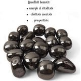 Piatra rulata din Hematit Natural - Echilibru si Protectie, 2-3 cm