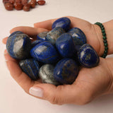 Piatra rulata din Lapis Lazuli Natural - Stimuleaza Creativitatea, 3-4 cm