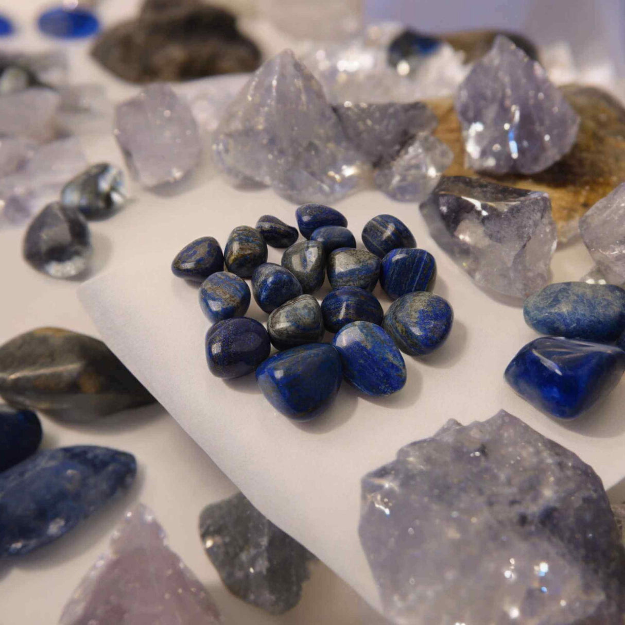 Piatra rulata din Lapis Lazuli Natural - Stimuleaza Creativitatea, 3-4 cm