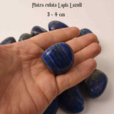 Piatra rulata din Lapis Lazuli Natural - Stimuleaza Creativitatea, 3-4 cm