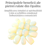 Piatra Opalita Rulata pentru Echilibru si Claritate Mentala 3-4 cm