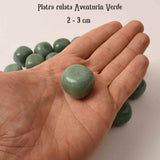 Piatra rulata din Aventurin Verde Natural - Aduce Noroc si Prosperitate, 2-3 cm