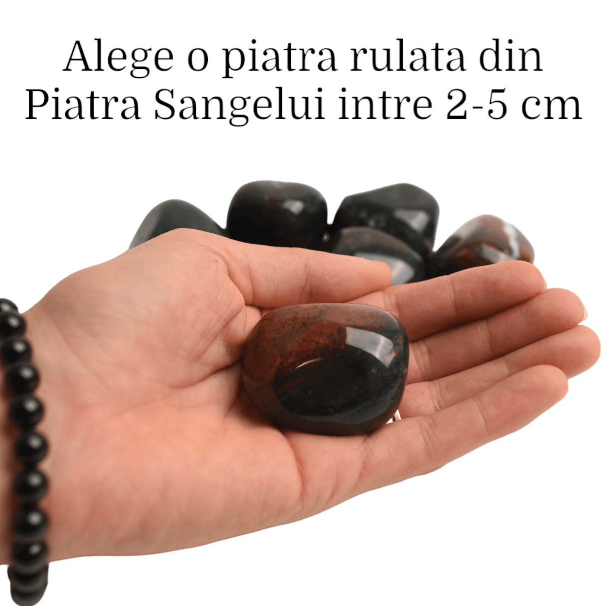 Piatra rulata din Piatra Sangelui natural- Energie si Vitalitate pentru Viata Ta 2-3 cm
