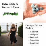 Pietre rulate Turcoaz African 2-3 cm - Claritate, evolutie si echilibru interior