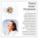 Cercei Soare din argint 925 cu chihlimbar - Lumina si bucurie in fiecare zi