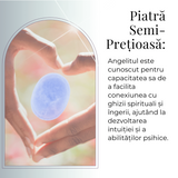 Piatra de Deget Terapeutica Angelit 4 cm - Liniste si Conectare Spirituala