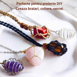Piatra din Ochi de Tigru Rulat 3-4 cm Ideale pentru Reiki si Vindecare Energetica
