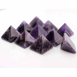 Piramida de Ametist Naturala de 4 cm - Cristal Reiki pentru Vindecare Chakra - Piatra semipretioasa de Calitate Superioara pentru Devierea Radiatiilor - Decor pentru Acasa si Cadou pentru Artizanat