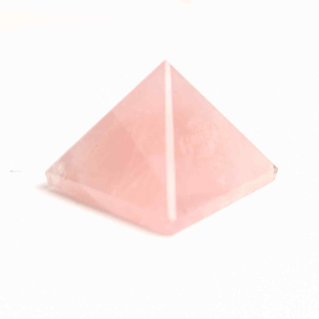 Piramida Cuart Roz Brut Lucrata Manual 5.5x5.5x3 cm - Armonie si Vindecare
