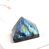 Piramida 6cm din Cristal din Labradorit - Ornament Mineral Specimen pentru Chakre