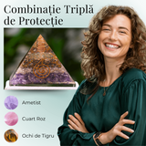 Piramida Orgonica pentru Protectie Energetica, Vindecare si Meditatie - Dimensiune 70-75 mm