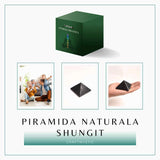 Piramida Sculptata Manual 6x6x5 cm din Shungit Natural