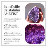 Figurina Lama din Ametist - Simbol al Calmului si Protectiei Spirituale