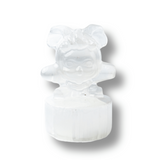 Figurina Fetita din Selenit Natural Marocan cu Suport - Sculptura Decorativa pentru Liniste si Purificare Energetica
