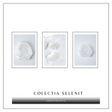 Placa Decorativa din Selenit Natural 5.5 cm - Model Alba ca Zapada - Puritate si Armonie Interioara