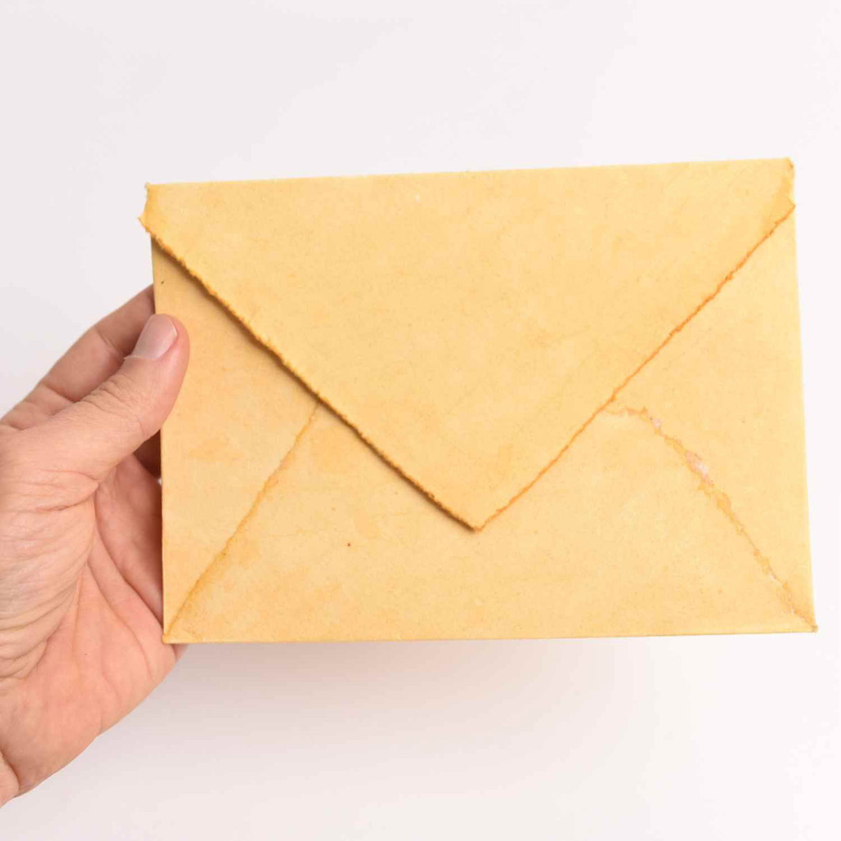 Plic din hartie vintage de bumbac 13x18 cm - Eleganta si rafinament
