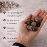 Piatra rulata de cuart fumuriu - Pentru momente de echilibru si reconectare