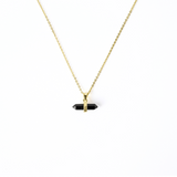 Protectie si Echilibru - Colier din Obsidian Natural pe Lant de Cupru