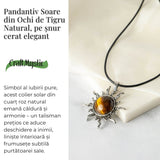 Putere si Vitalitate - Colier Soare cu Ochi de Tigru Natural