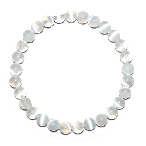 Purificare si Liniste - Bratara din Selenit Natural 6mm