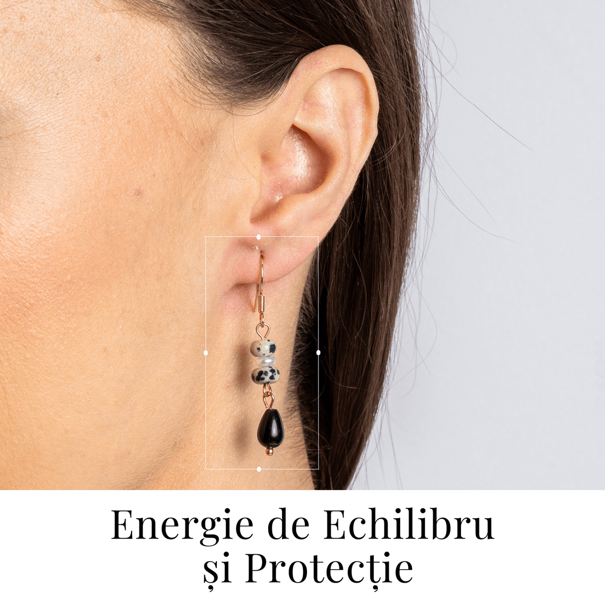 Cercei cu Energie de Echilibru si Protectie - Model in 3 Elemente