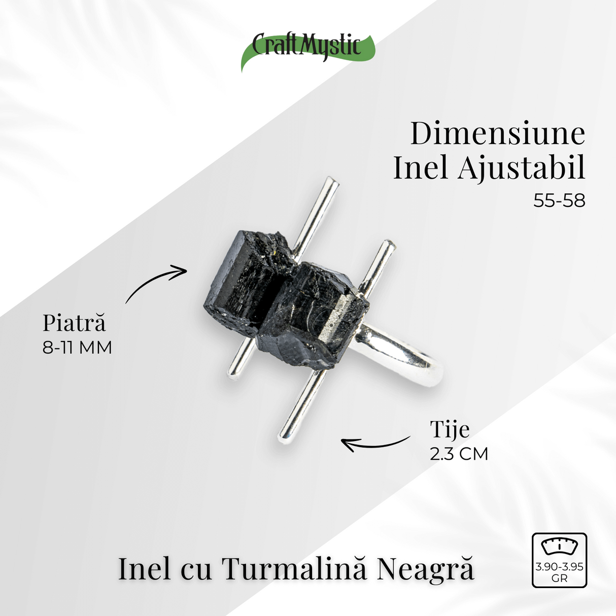 Inel Protectie Totala - Turmalina neagra pentru energie si siguranta