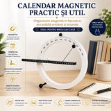 Calendar Magnetic Cerc Perpetuu – Organizare Eleganta si Planificare Vizuala Zilnica