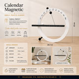 Calendar Magnetic Cerc Perpetuu – Organizare Eleganta si Planificare Vizuala Zilnica