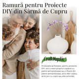 Ramurica DIY din Pietre Naturale Ametist (9 Pietricele)