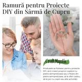 Ramurica Creativa DIY cu Pietre Naturale de Aventurin Verde (9 Pietricele)