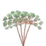 Ramurica Creativa DIY cu Pietre Naturale de Aventurin Verde (9 Pietricele)